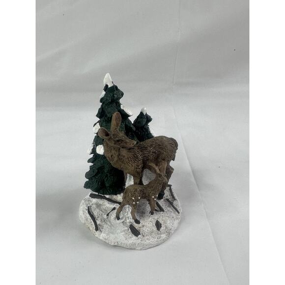 St. Nicholas Village Meadow Friends Christmas Winter Mama Baby Cottagecore - Picture 2 of 7